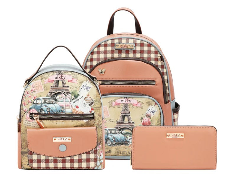 Product image 1 for Комплект Nikky, 2 раници и портфейл, DREAMS