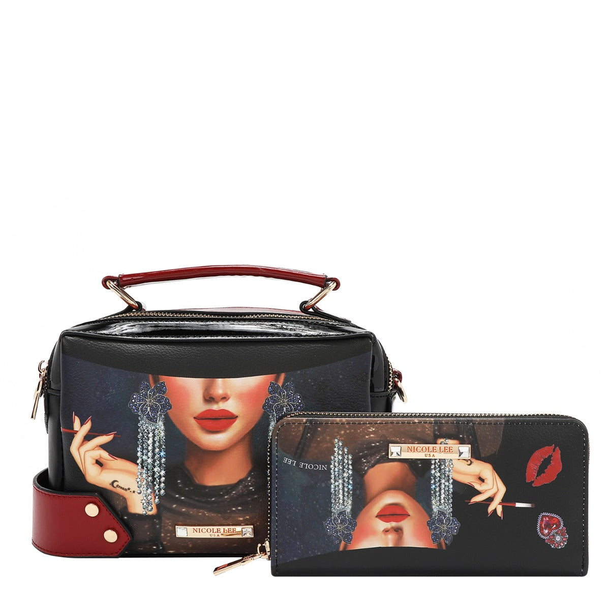 Product image 4 for Комплект 2 чанти и портфейл Nicole Lee Samantha